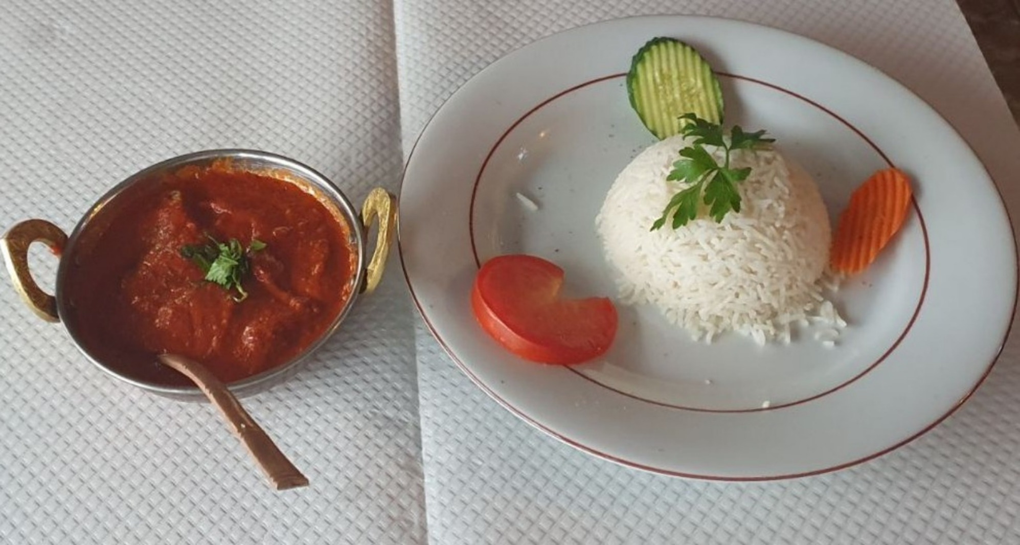 Arranged Food and Objects