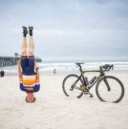 RAAM endurance cycling team with 7sherpas crew management