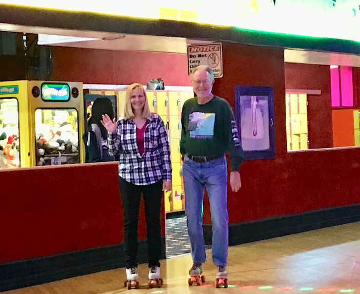 ROLLER SKATING - REPEAT OF A CHILDHOOD ACTIVITY