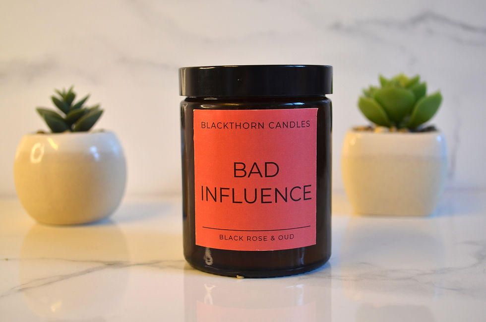 Bad influence candle