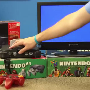 This is how easy and fast it was to start a game on N64.