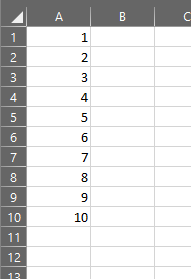 reverse looping in excel
