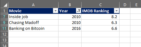 filter 1 column autofilter with 2 criteria