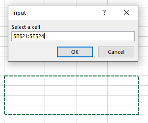 InputBox Function range selection
