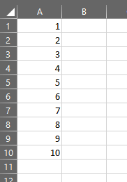 for loop worksheet excel