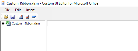 xml editor for excel tab