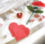 Red Heart Napkins, Red Rose Balloon, Luxury Romantic Anniversary Date Red and Silver theme,In UT county and SLC County only!