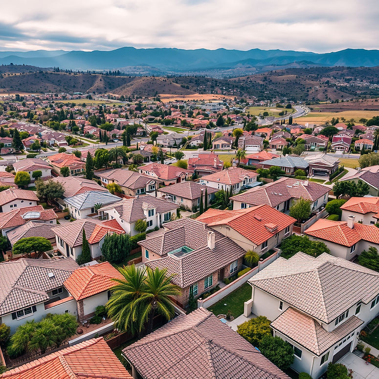 santa clarita community from a drone.jpg