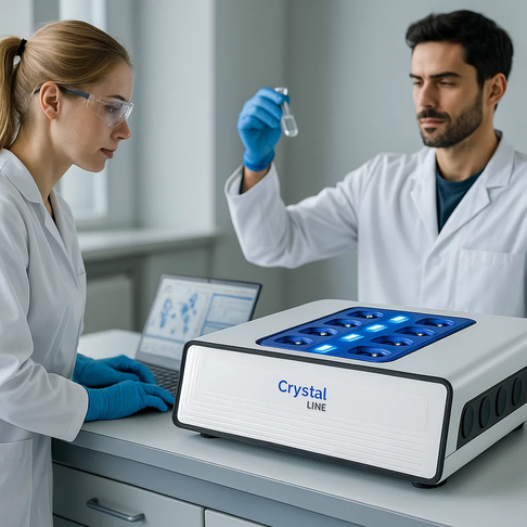 Technobis Crystalline permite analizar estabilidad y cristalización de proteínas con precisión.