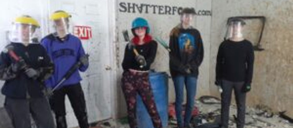 Shatter rage room
