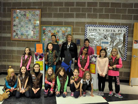 Troop 60968 holds pj drive