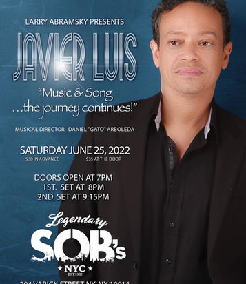 Javier Luis 2022 concert at SOBs