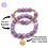 Thumbnail: Kuznite Official Gena Moon Engraved Charm Beaded Bracelet