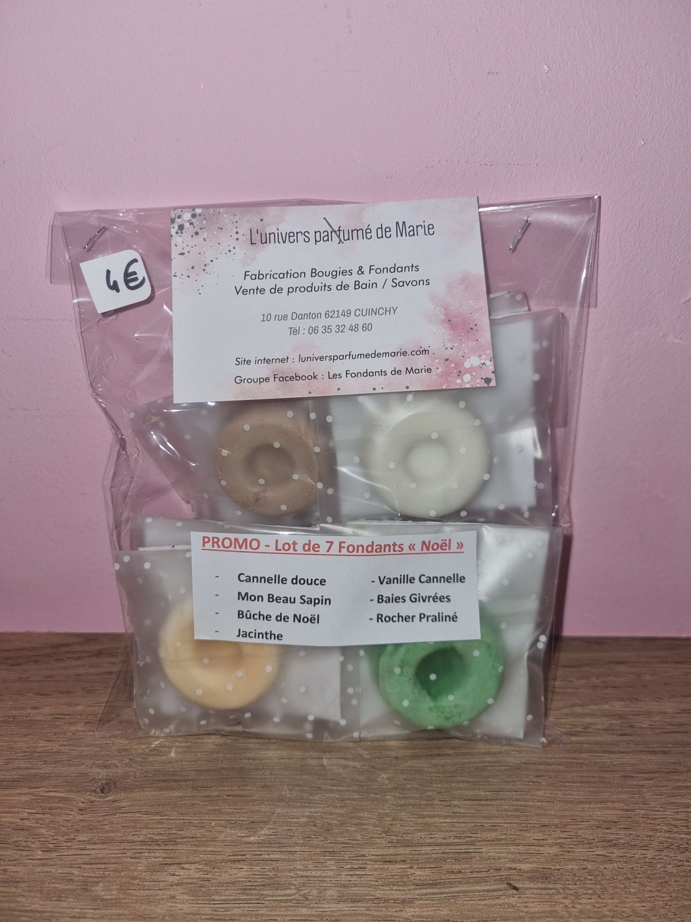 Lot de 7 Fondants Noël 