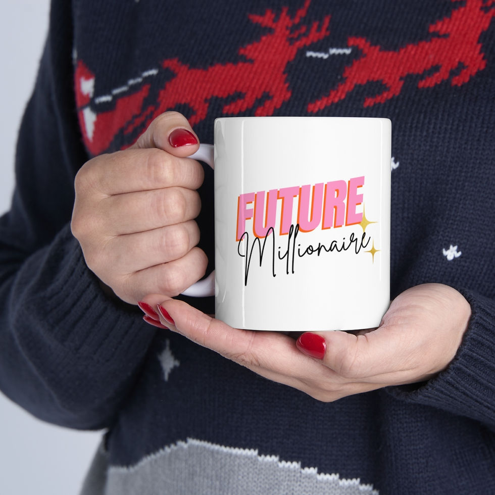 Thumbnail: Future Millionaire Ceramic Mug 11oz - White
