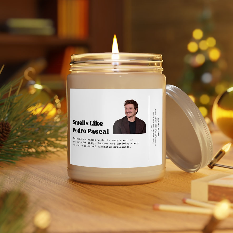 Thumbnail: Smells Like Pedro Pascal Candle, Pedro Pascal Gift, Pedro Candle