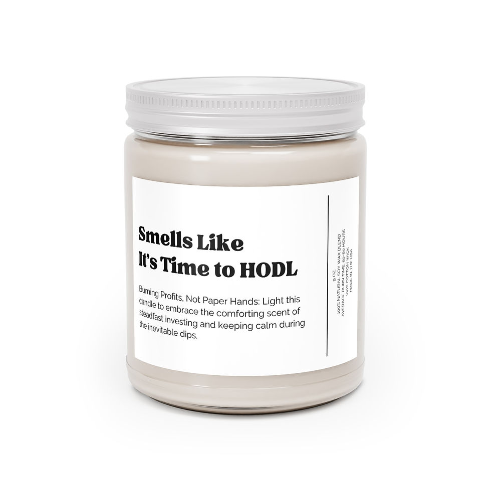 Thumbnail: Smells Like It's Time to HODL Candle | Candle for him | Crypto Gift