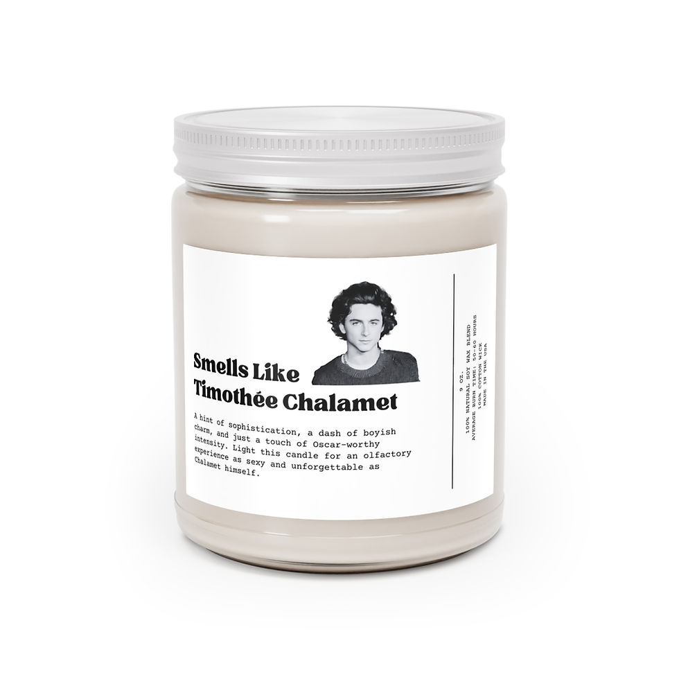 Thumbnail: Smells Like Timothee Chalamet Candle, Timothee Chalamet Gift, Candle for Her