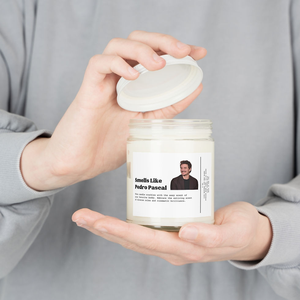Thumbnail: Smells Like Pedro Pascal Candle, Pedro Pascal Gift, Pedro Candle