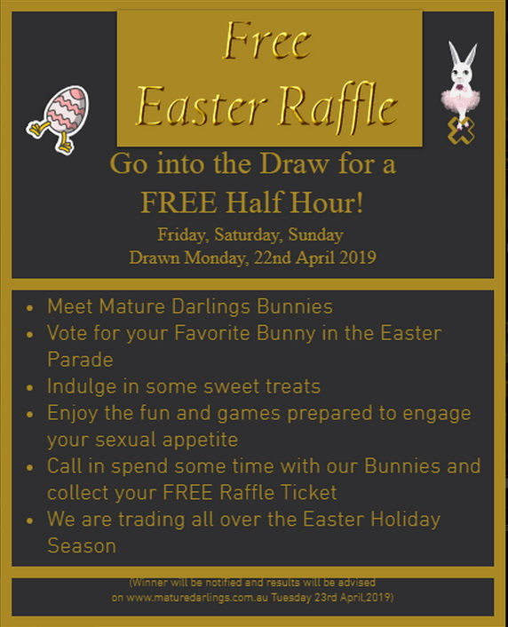 Thumbnail: Easter Raffle Friday 9am, Saturday, Sunday till Late
