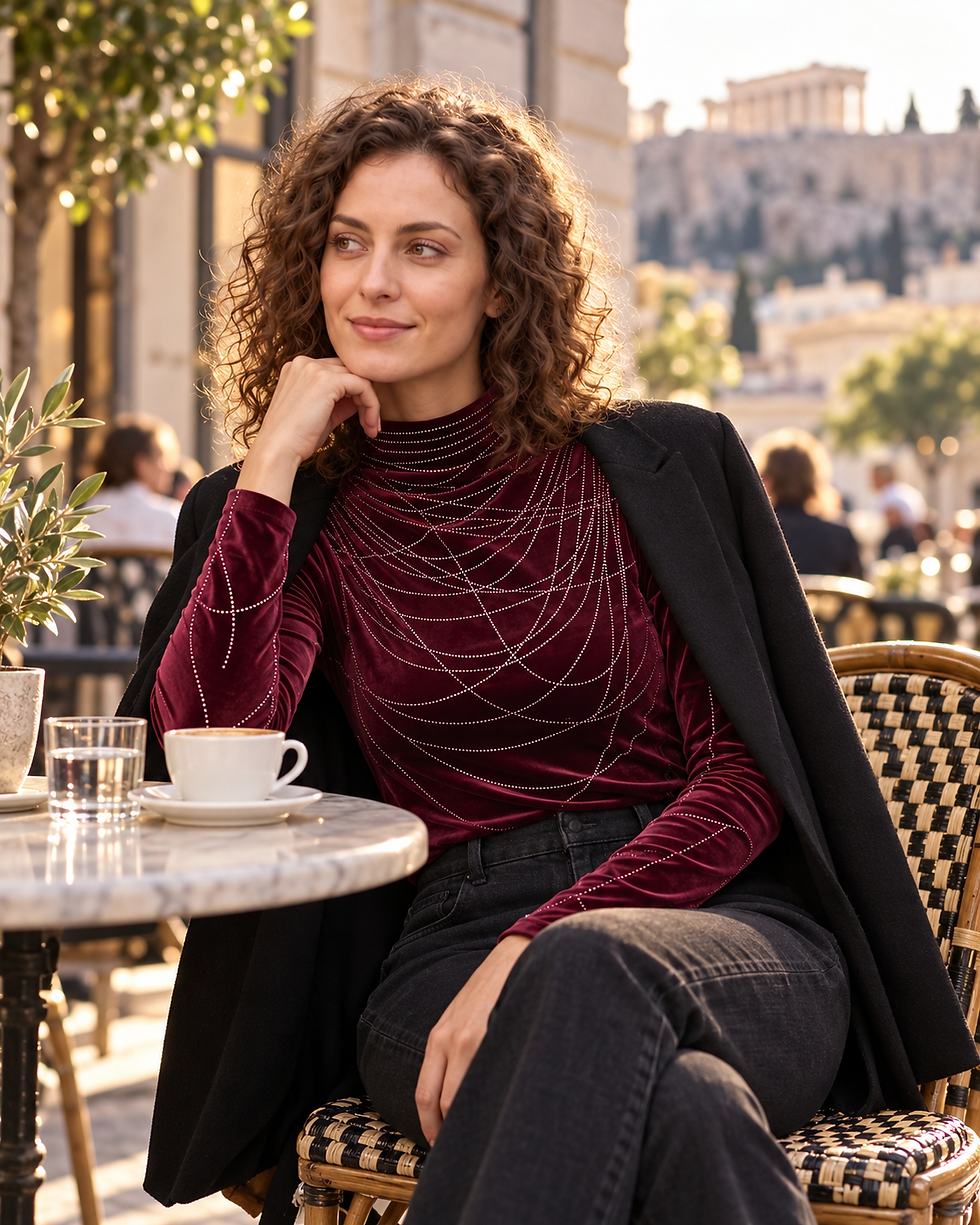 Thumbnail: Embellished Velvet Top