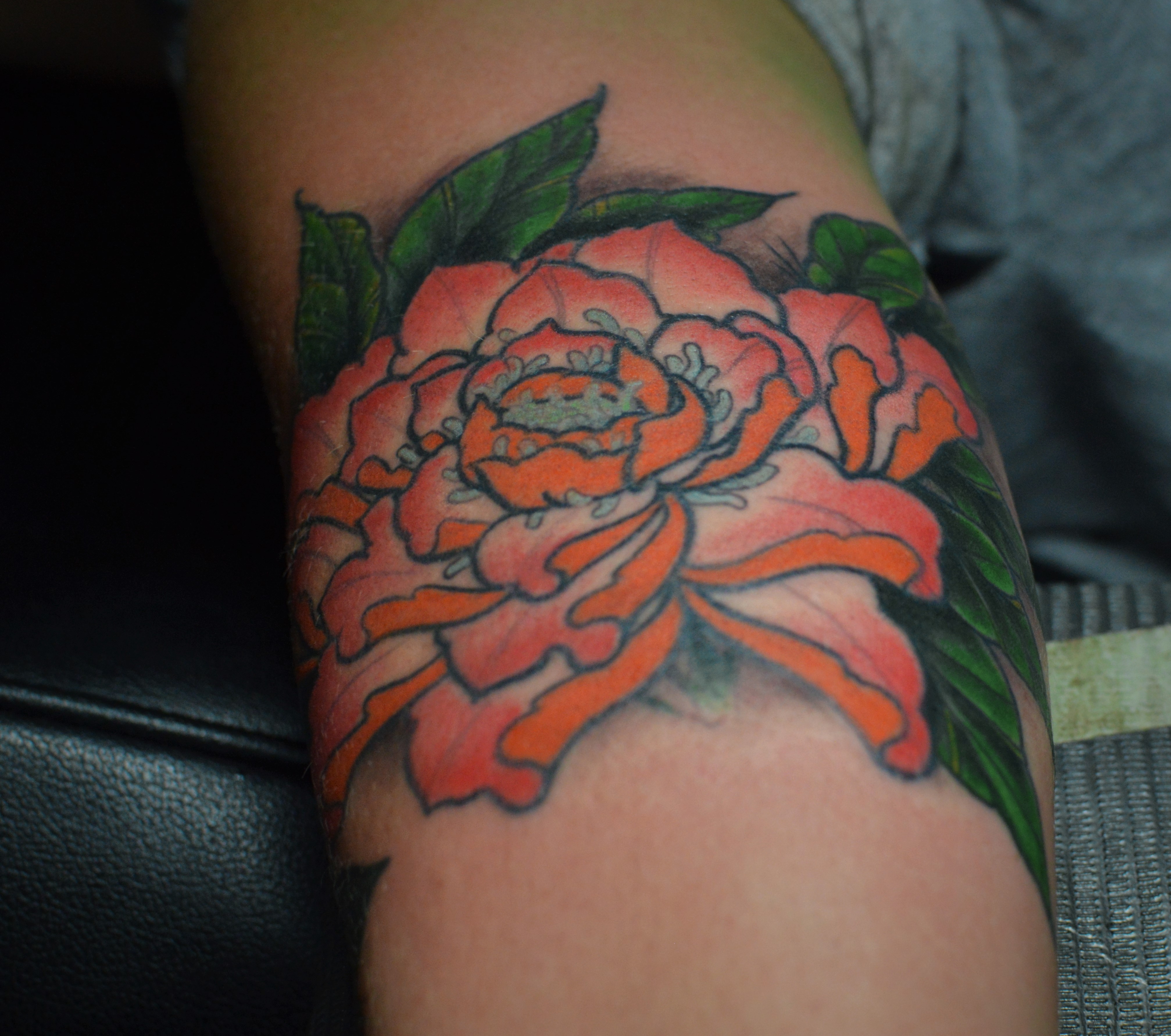 Japanese flower tattoo