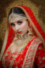 Indian woman in traditional garb with piercings
