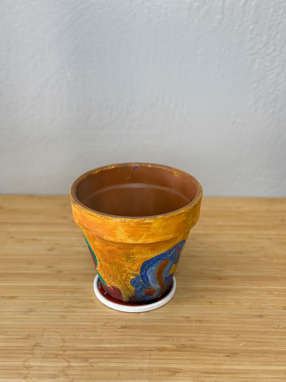 Thumbnail: Golden Viper: Hand-Painted Snake Planter