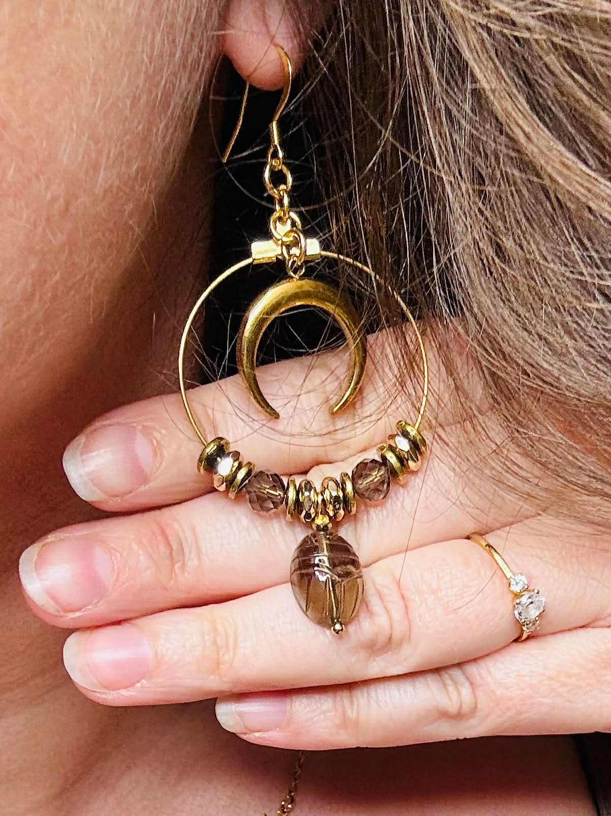 Boucles d’oreilles "De l'ombre à la lumière"