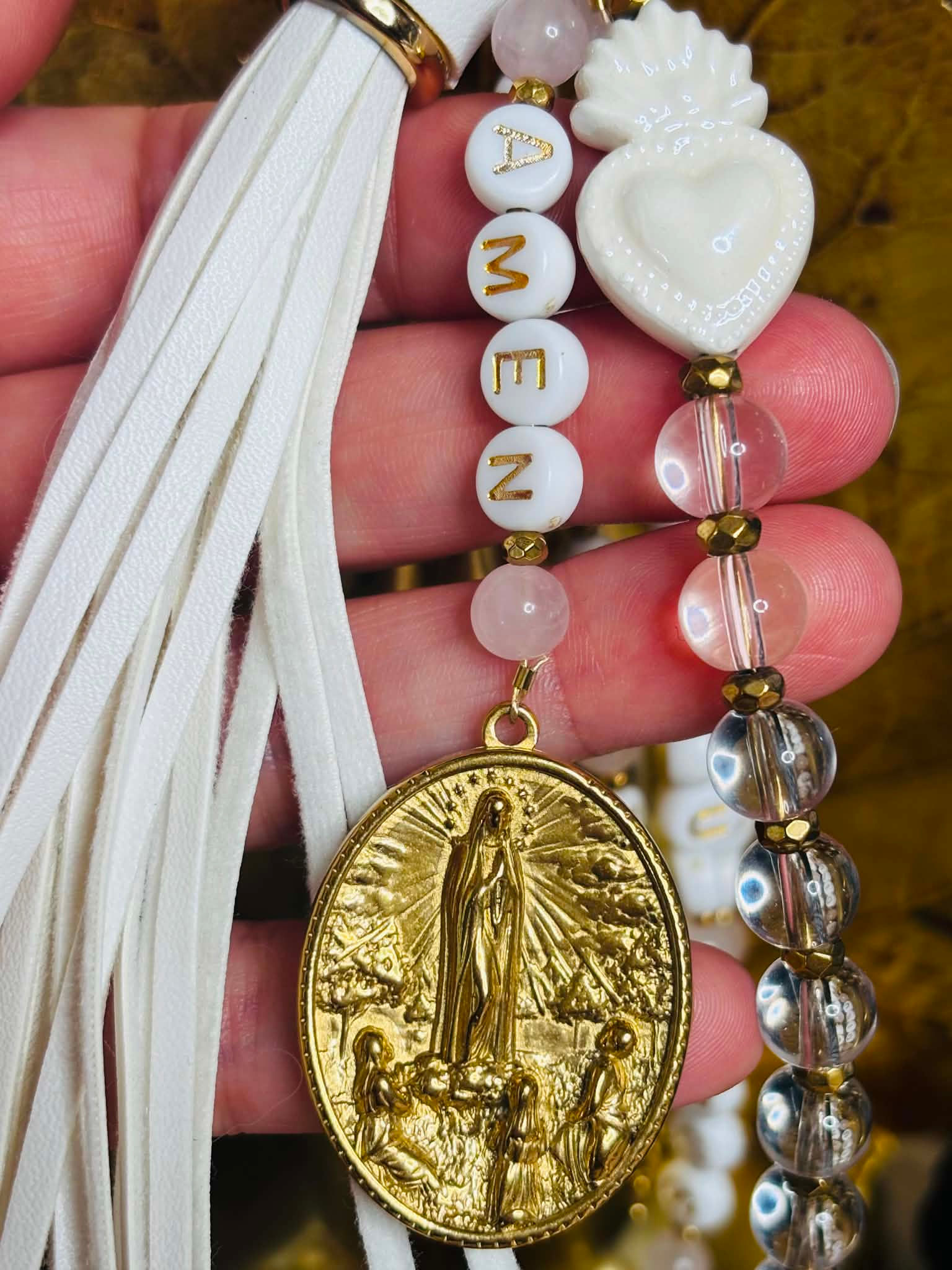 Bijou de Sac / Porte-Clef "Sainte Marie"