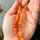 Miniature : Bracelet Alma - Aventurine orange