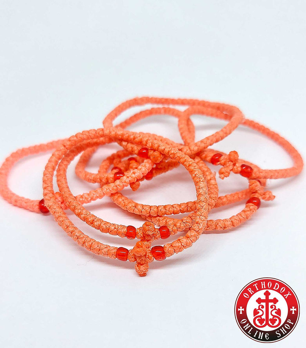 Thumbnail: Waxy Prayer Rope with Thick Knots