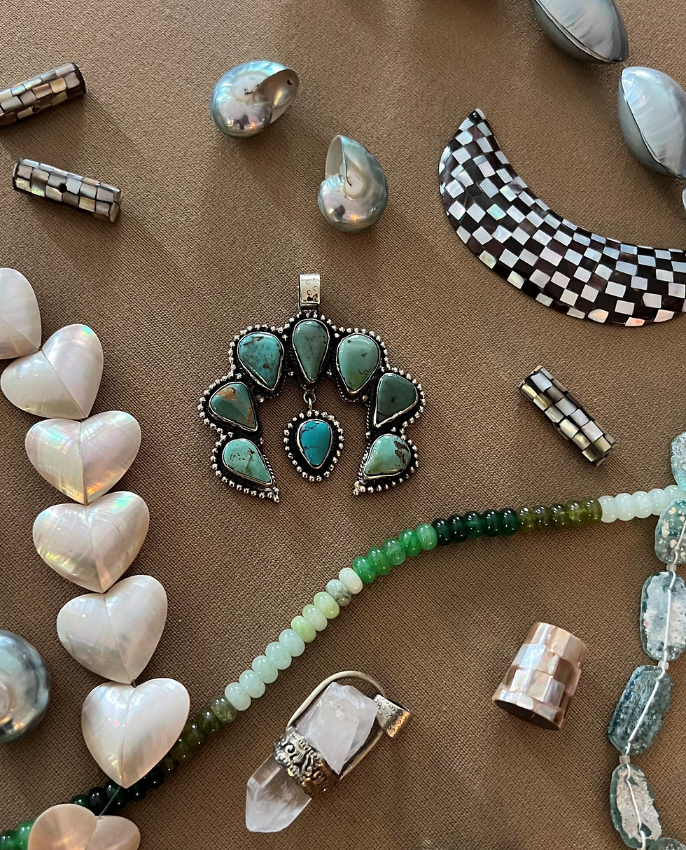 Custom beads for a jewelry making birthday party