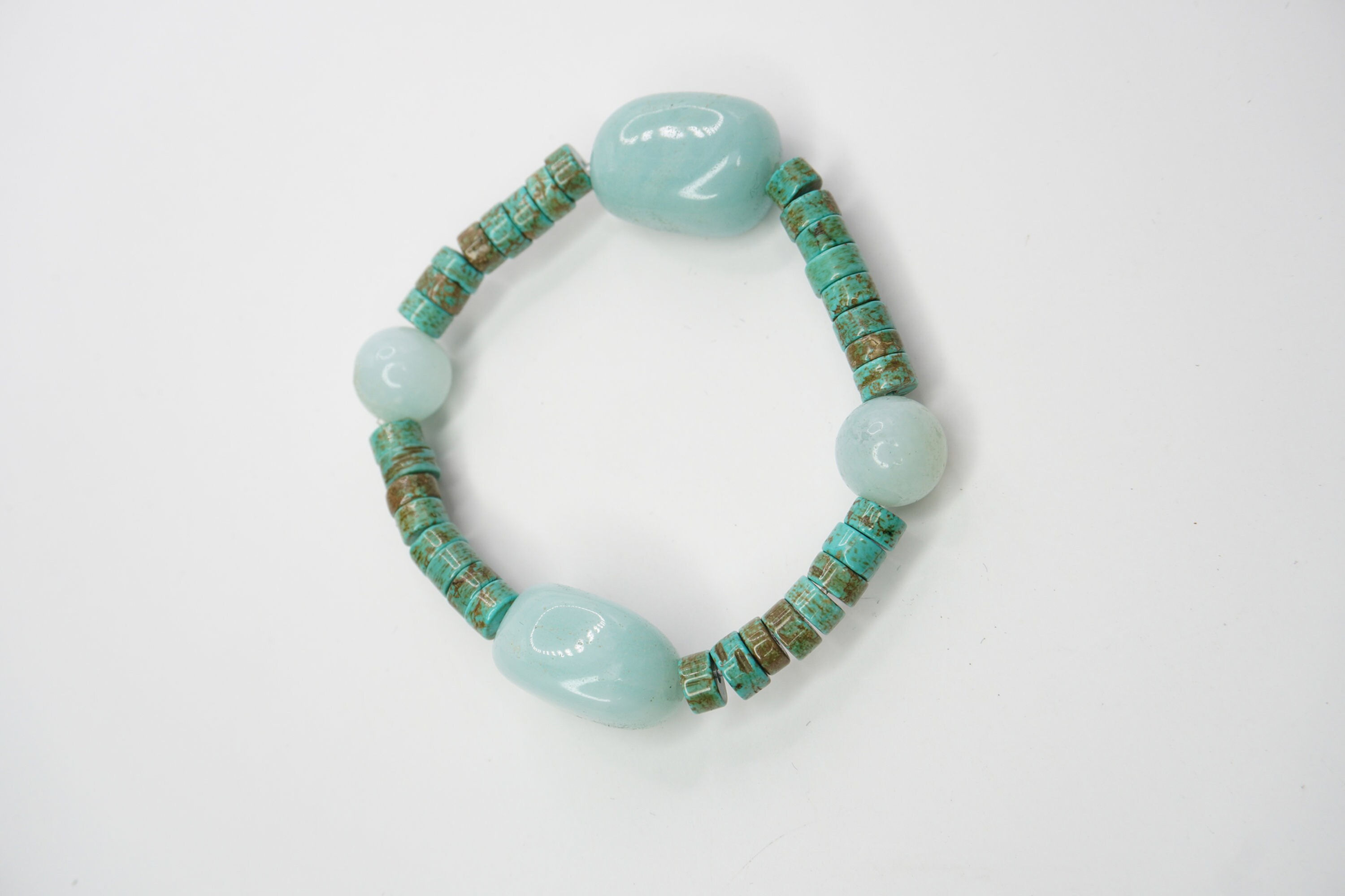 Turquoise and Amazonite Bracelet