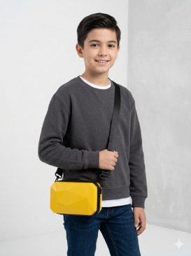 Thumbnail: Mini Suitcase Crossbody Bag or Sling Bag