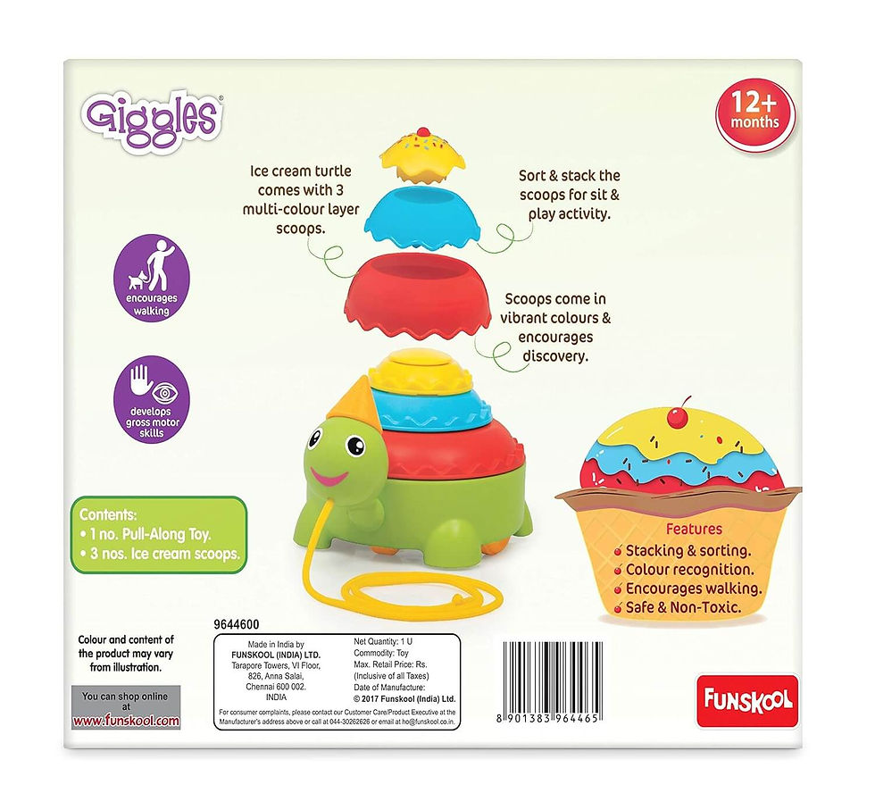 Thumbnail: Giggles Ice Cream Turtle Funskool