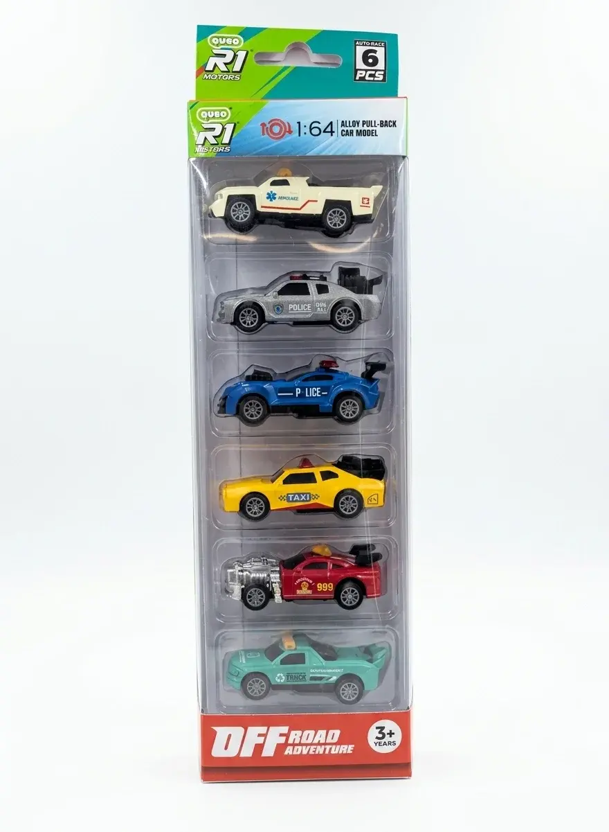 QUCO R1 Die-Cast Metal Sports Cars Set