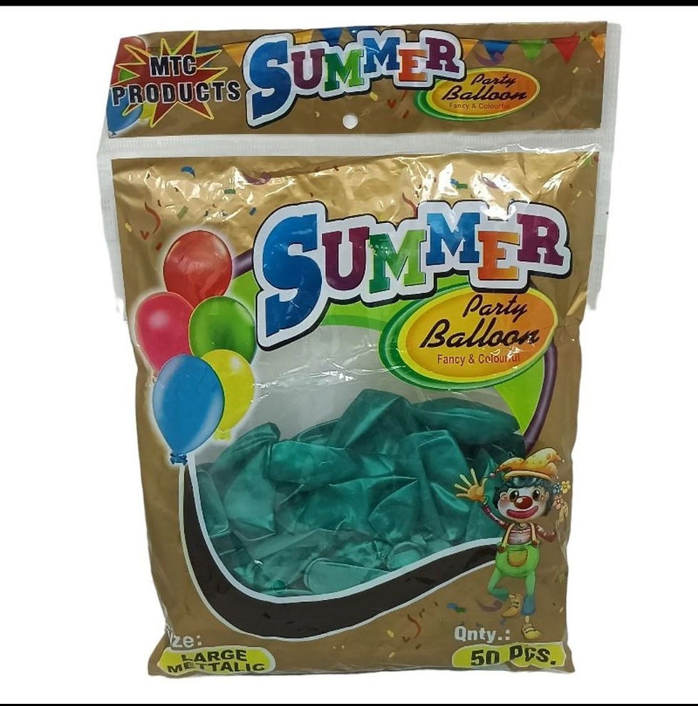 Thumbnail: Large Metallic Balloons 50 Pcs