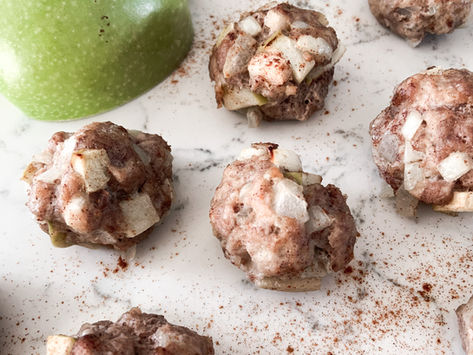 Apple Cinnamon Meatballs