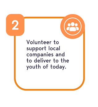 Volunteer to support local companies and to deliver to the youth of today.png