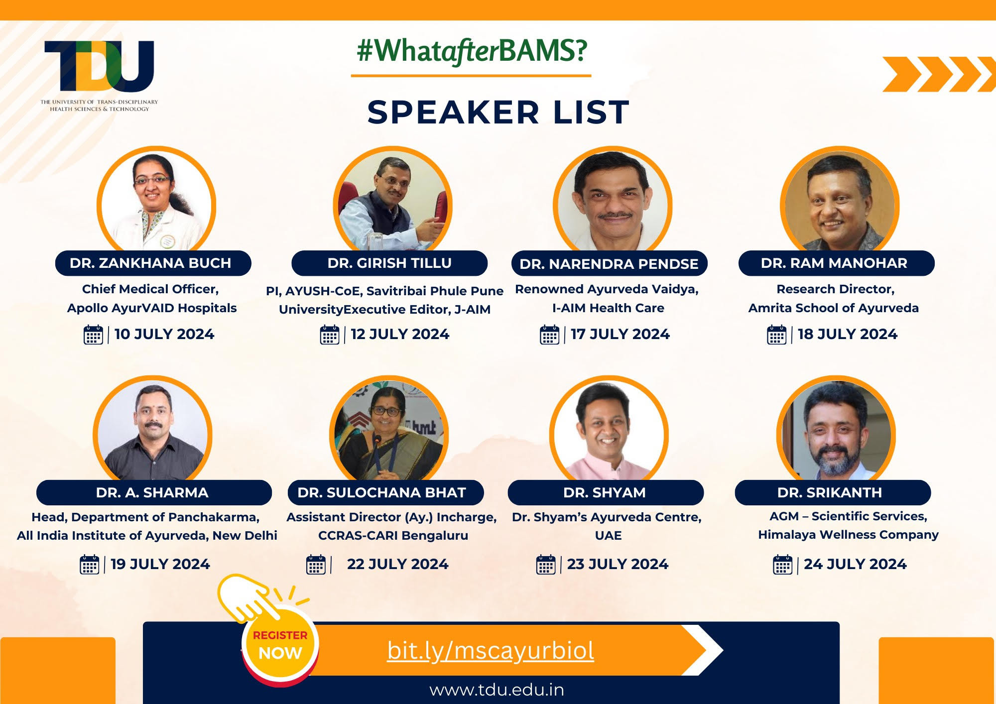 What After BAMS Career Talks A Webinar Series TDU Bengaluru what-after-bams-career-talks-a-webinar-series-tdu-bengaluru