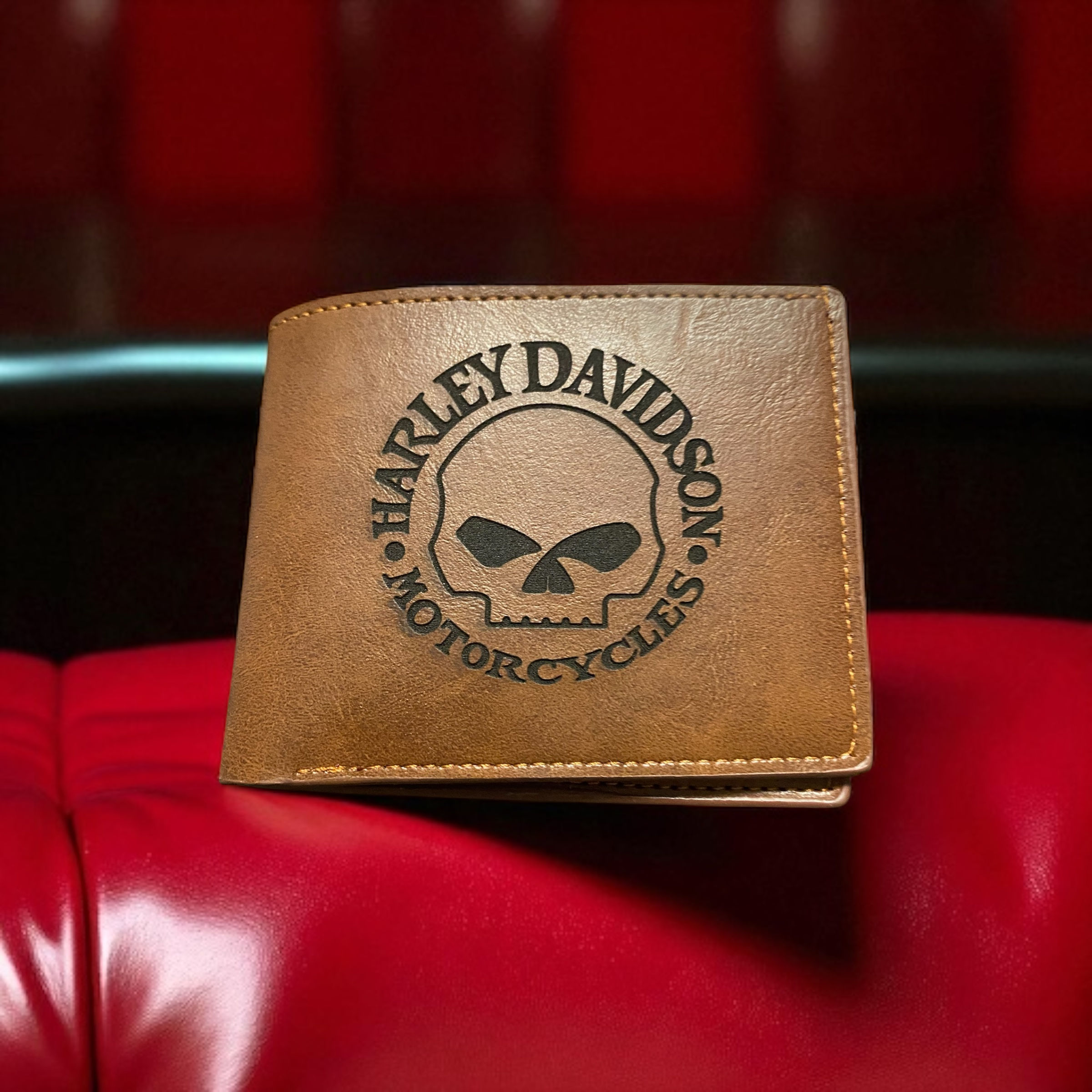 Porte feuille gravée 