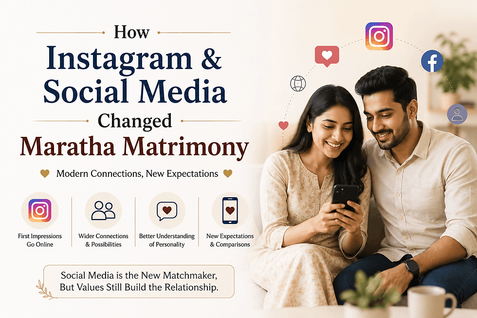 How Instagram & Social Media Changed Maratha Matrimony