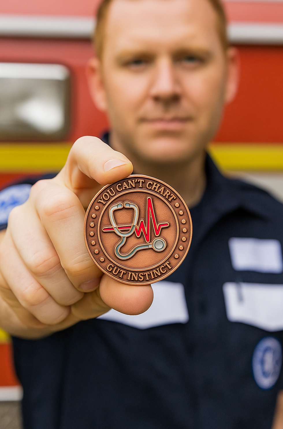 Thumbnail: The Medic's Prayer Coin - 1.75" Legacy Challenge Coin