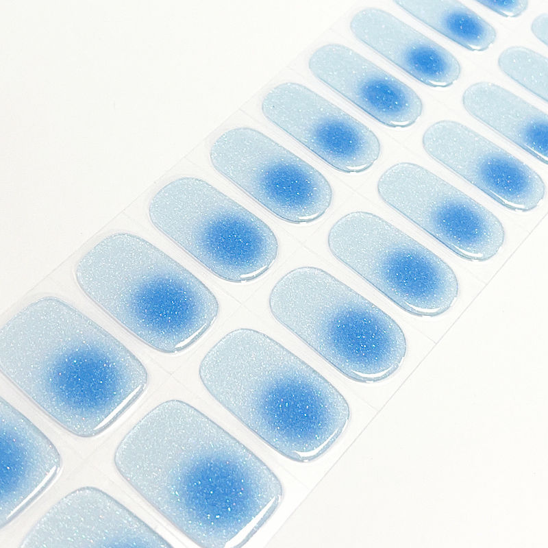 Thumbnail: Focused Azurite - Premium Semi-Cured Gel Wraps