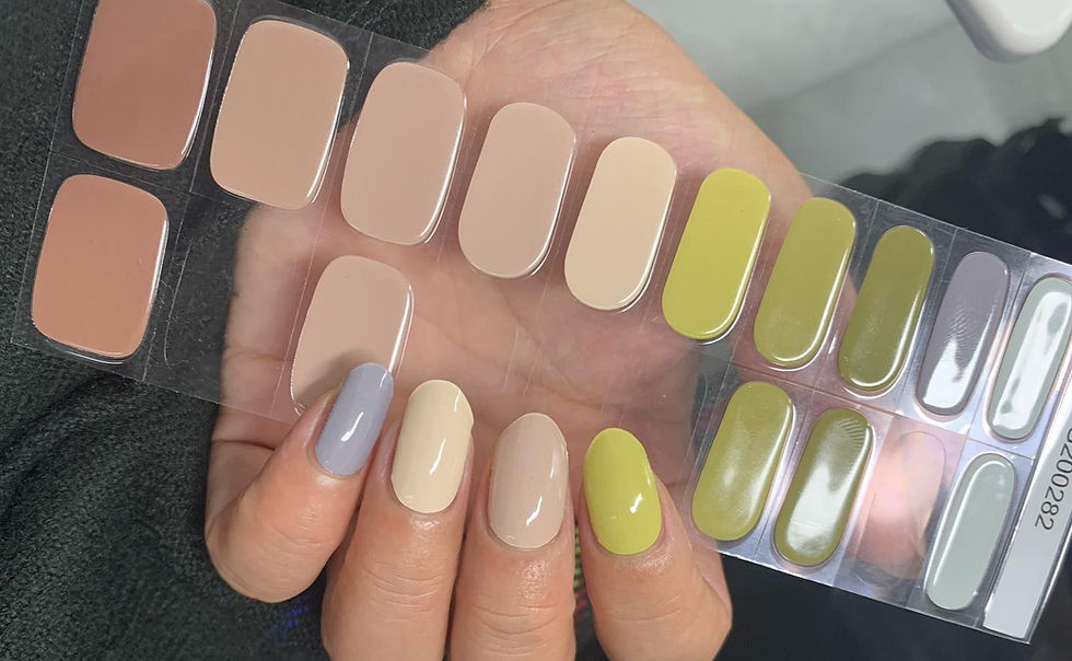 Thumbnail: Olive Gradient - Premium Semi-Cured Gel Wraps