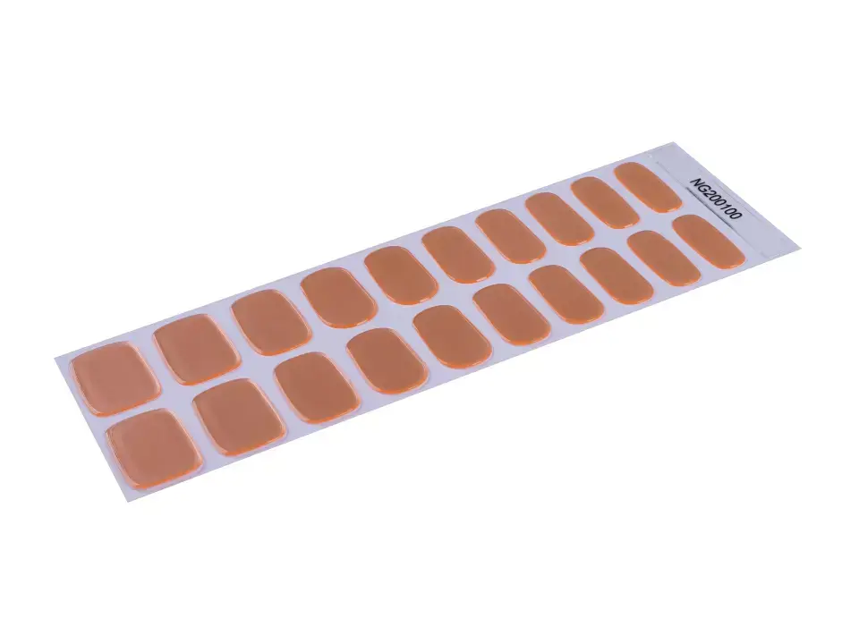 Thumbnail: Metallic Peach - Premium Semi-Cured Gel Wraps