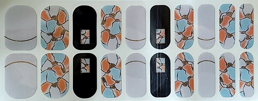 Abstract Stone Mani