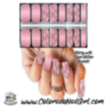 Delicate Peek-a-Boo Flowers on Mauve - ZB Series