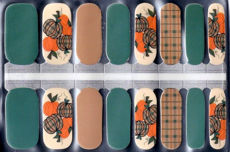 Teal & Plaid Pumpkins - ZB Series